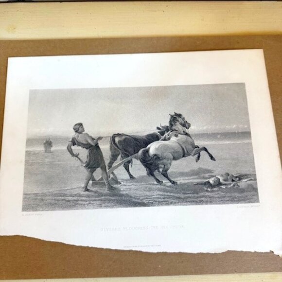 Ulysses Ploughing the Seashore  print   by  selmar hess - Picture 1 of 5